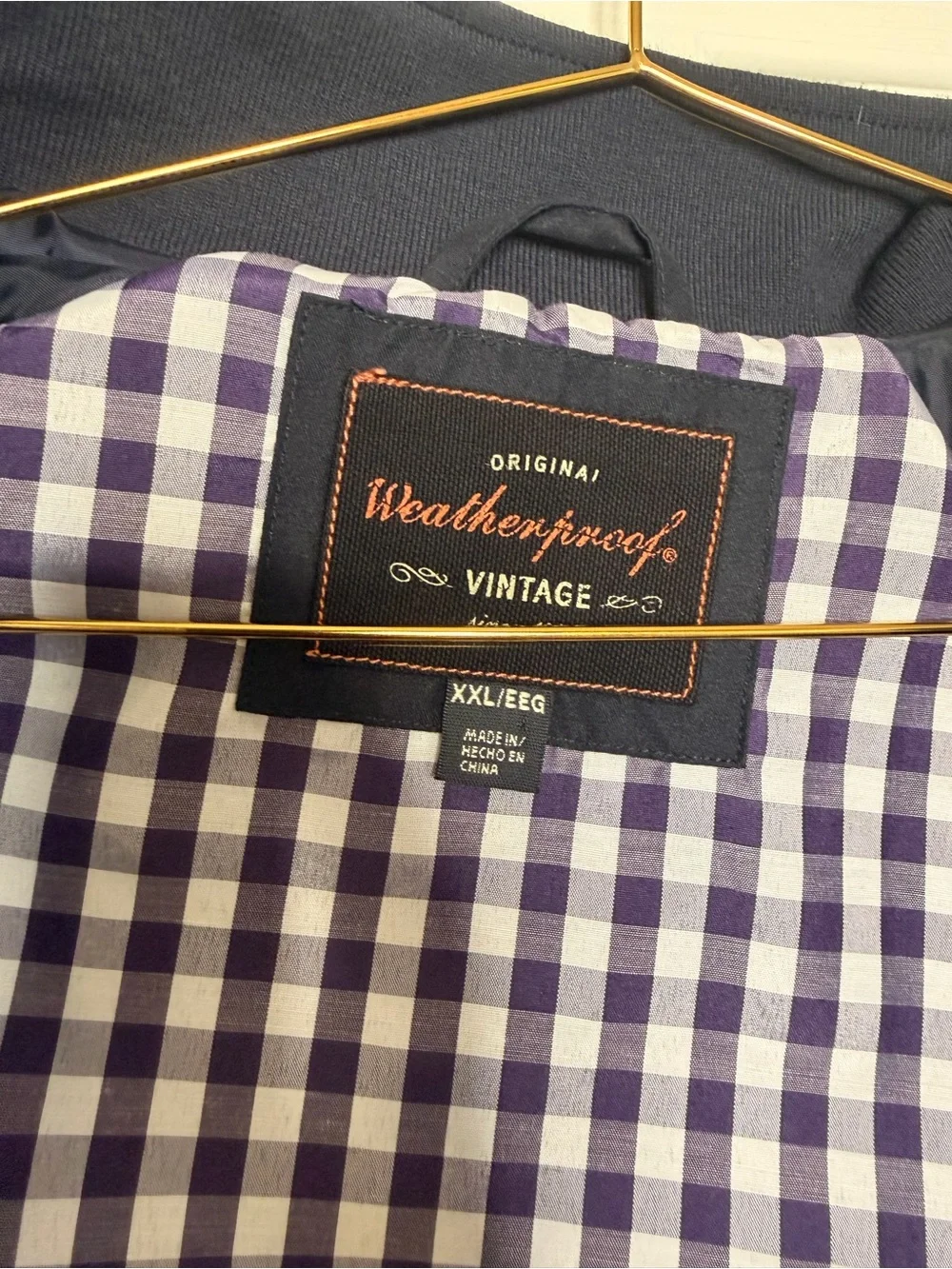 Weatherproof classic navy